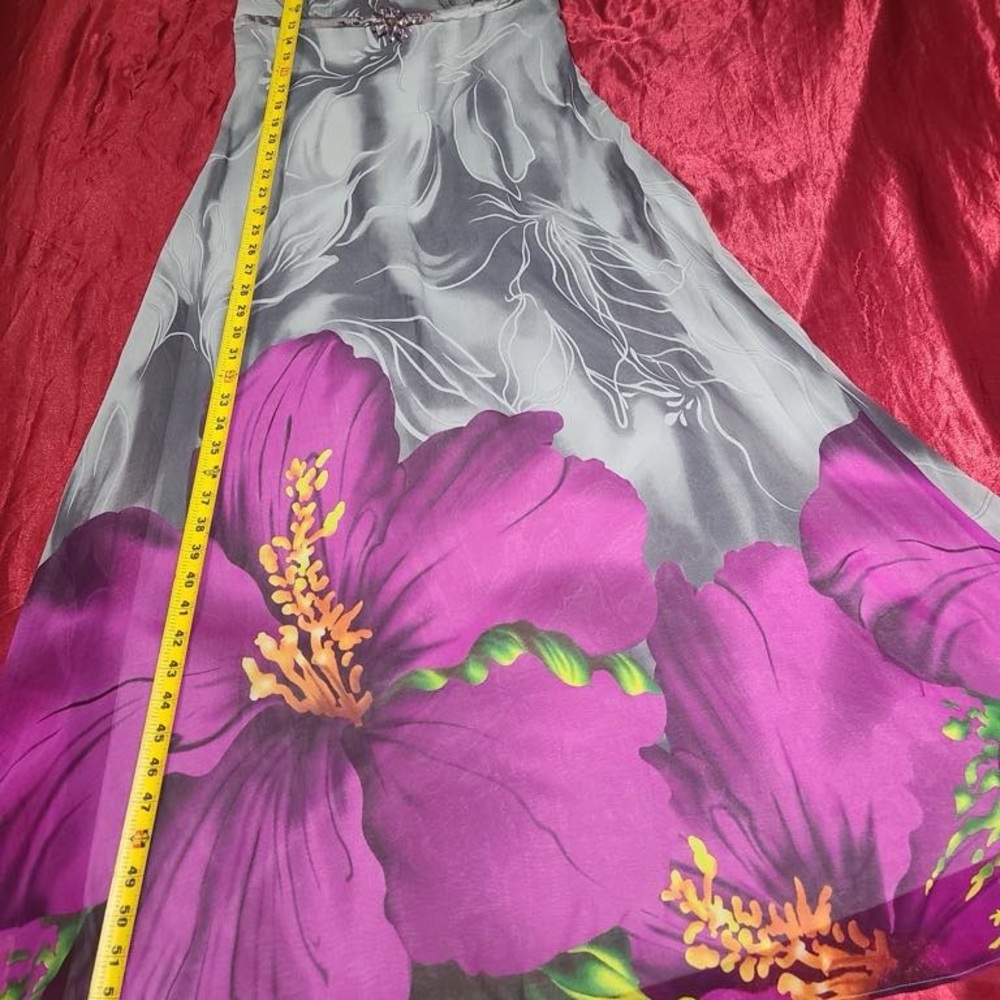 Ever Pretty Purple Asymmetrical A-Line Midi Dress